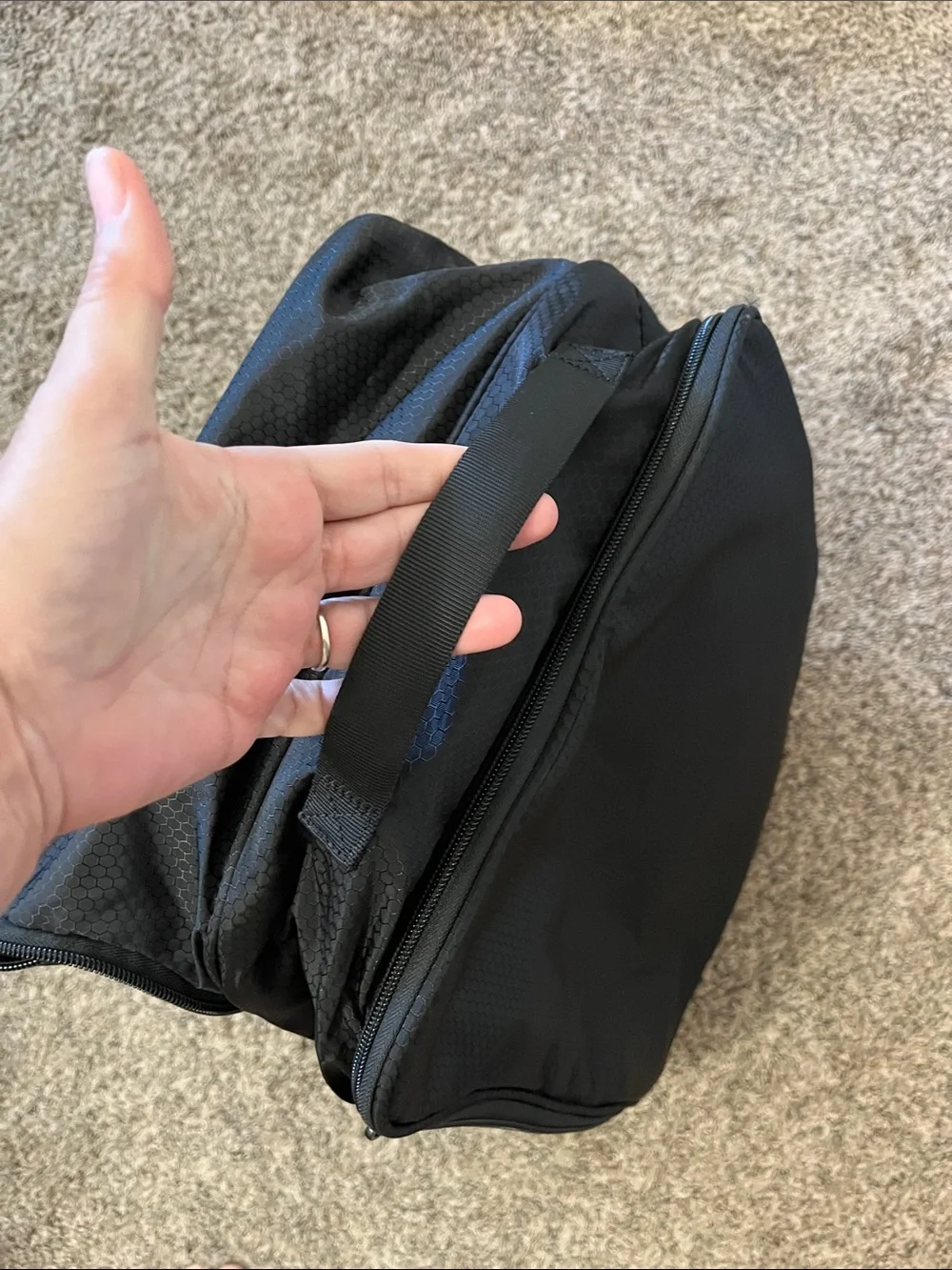 Men's Black Golf Trunk Organizer